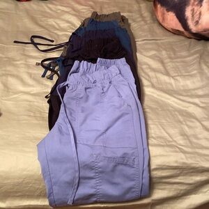5 scrubs star joggers pants excellent condition size XS